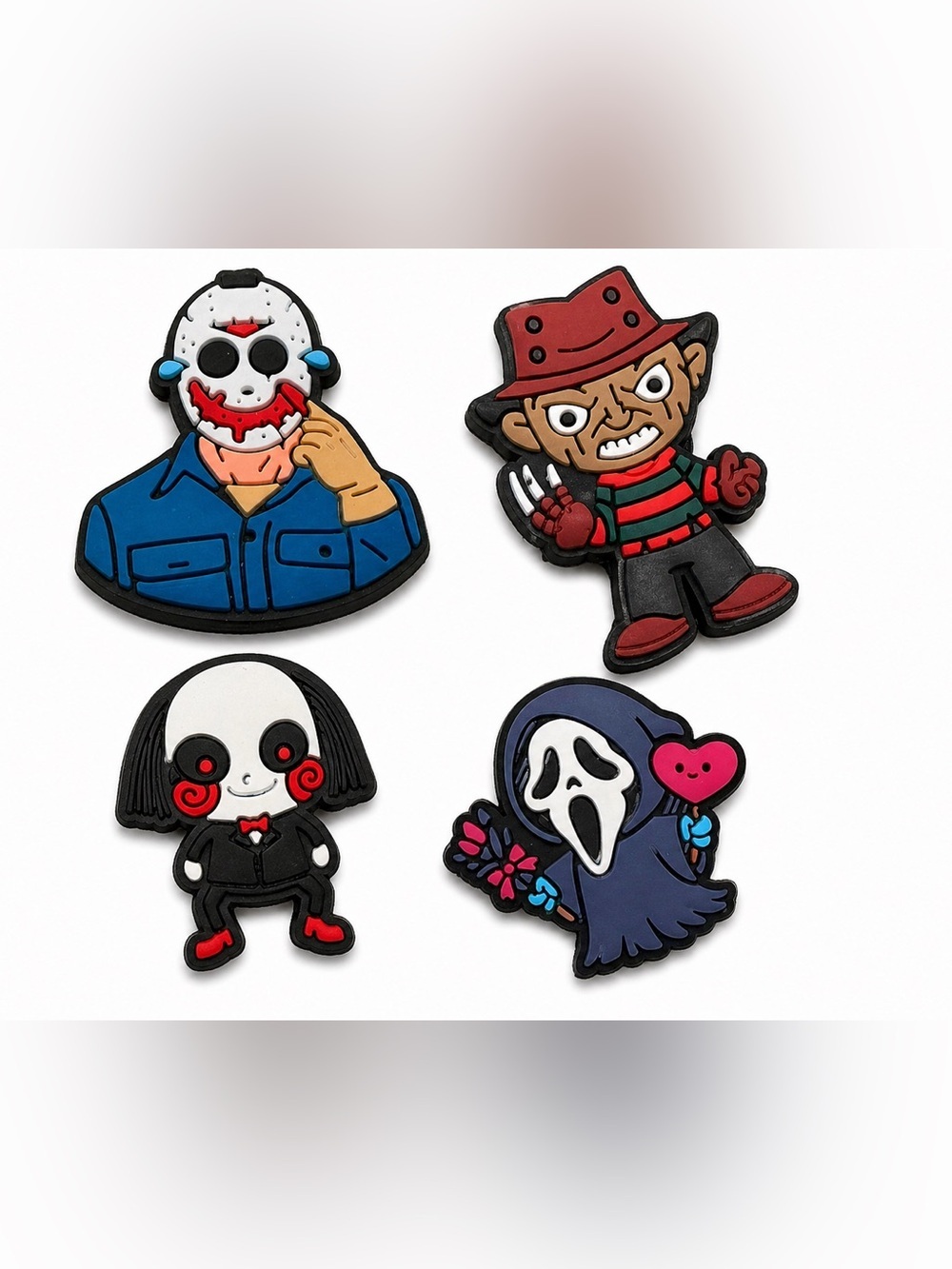 CROC CHARMS 4pc HORROR